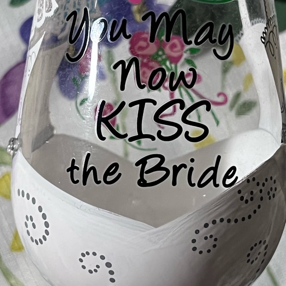 Wedding Wine Glass - Picture 6 of 10